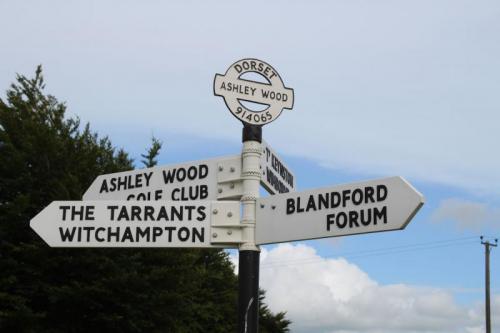 Blandford Road Sign